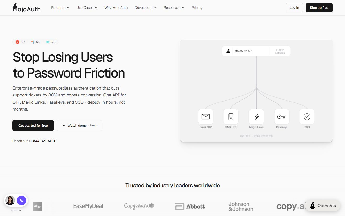 MojoAuth screenshot
